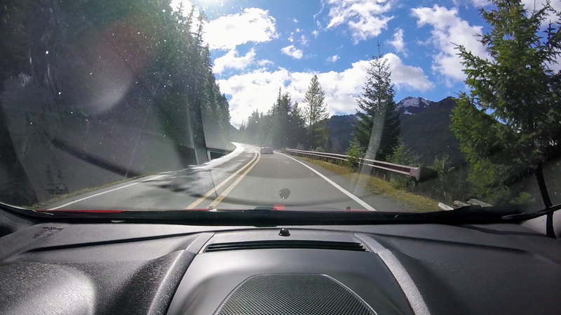Illustration for article titled Mount Rainier through the WindshieldÂ